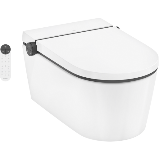Hansgrohe LavaPura duschtoalett, utan spolkant, antibakteriell, vit