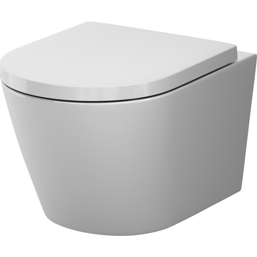 AM.PM Flash S v&auml;ggh&auml;ngd toalett, utan spolkant, vit