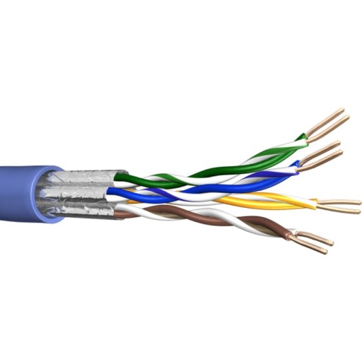 Netværkskabel, uskærmet U-FTP, kat. 6A - metervare