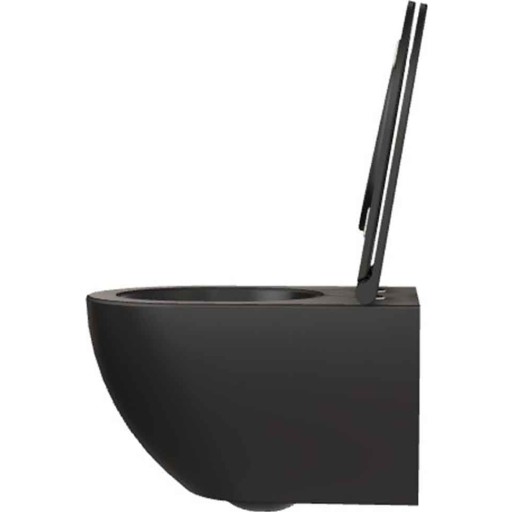 Lavabo Comoda v&auml;ggh&auml;ngd toalett, utan spolkant, matt svart