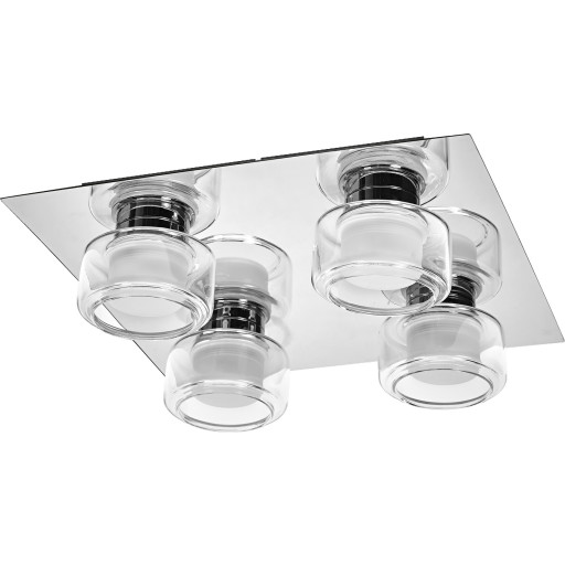 Osram Orbis Flame taklampa, 3000-4000K, krom