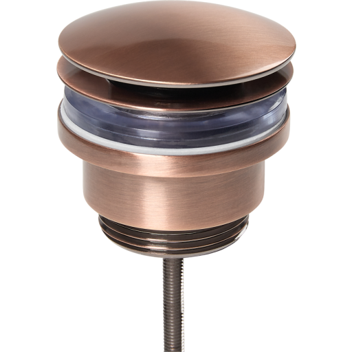 Secher AF 706-H bundventil, push-open, kobber pvd