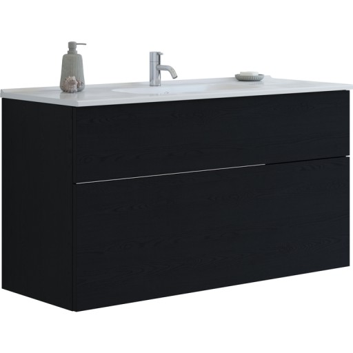 Dansani Luna møbelpakke, 121x45,5 cm, sort eg