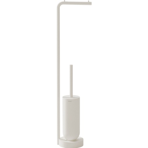 Cosmic Geyser toiletbørste med toiletrulleholder, mat hvid