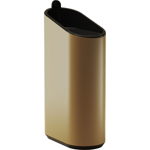 2 stk Cosmic Flat toiletspand, 2,5 liter, mat guld