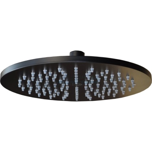 Nicobelli Paffoni takdusch, &Oslash;22,5 cm, matt svart