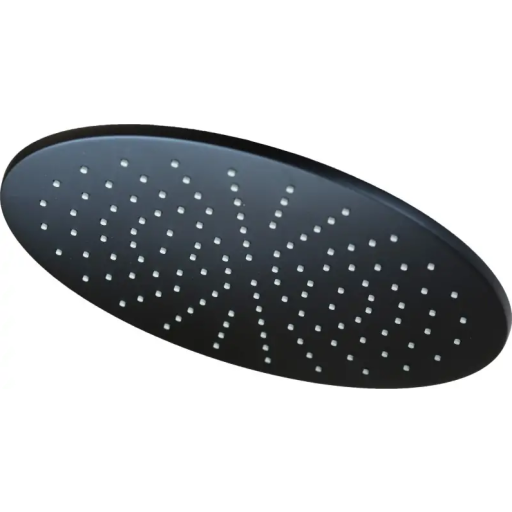Nicobelli Paffoni brusehoved, Ø30 cm, mat sort