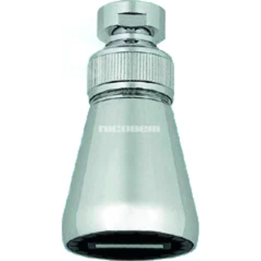 Nicobelli Perfecta Mini takdusch, &Oslash;4,6 cm, krom