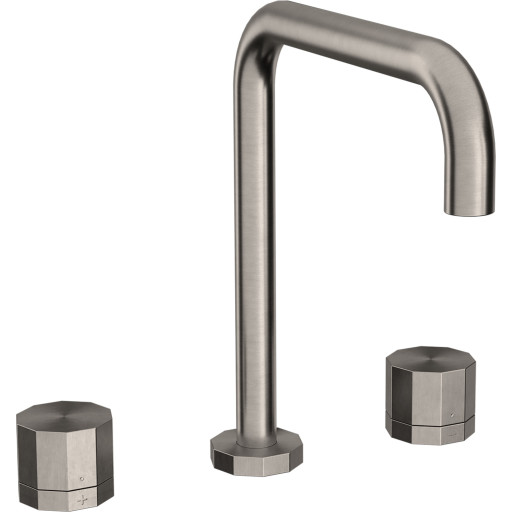 Toni Déca køkkenarmatur, børstet nikkel