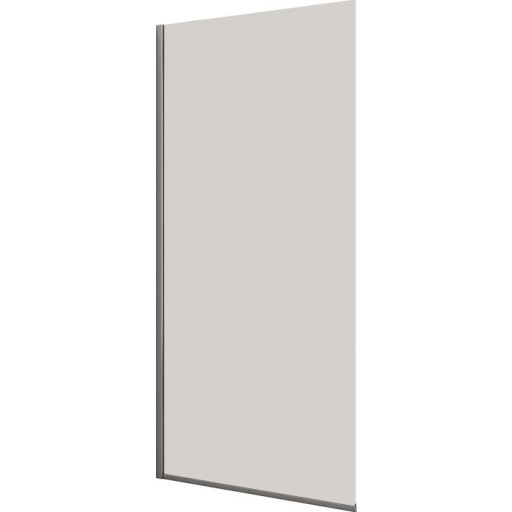 Dansani Match duschv&auml;gg, modell D, 117 cm, klart glas, krom profil