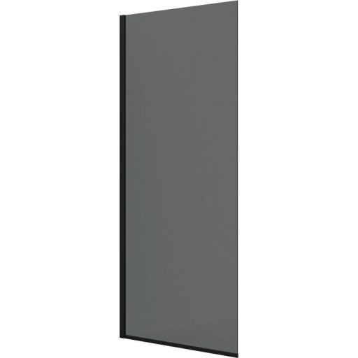 Dansani Match duschv&auml;gg, modell D, 97 cm, tonet glas, svart profil