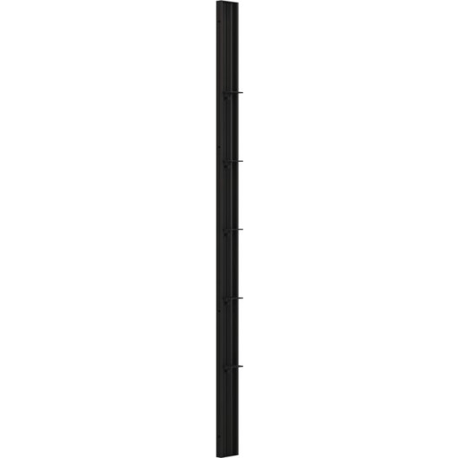 Dansani Match Tower brusehylde, model A, B & E, 10 cm, sort profil