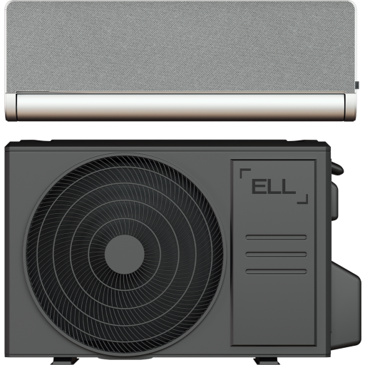 ELL Front Silver luft til luft varmepumpesæt, 4,4 kW