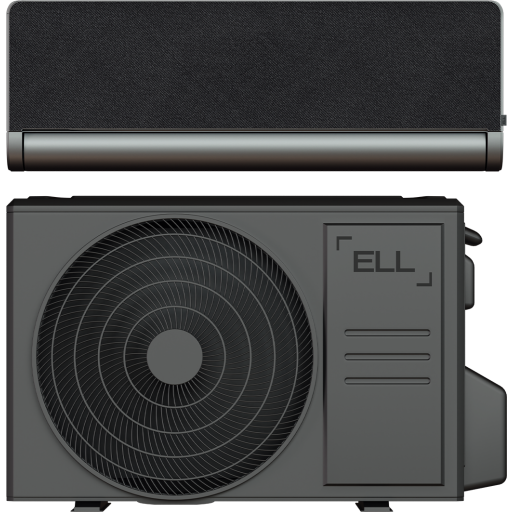 ELL Front Boost Dark luft til luft varmepumpesæt, 6,15 kW billede