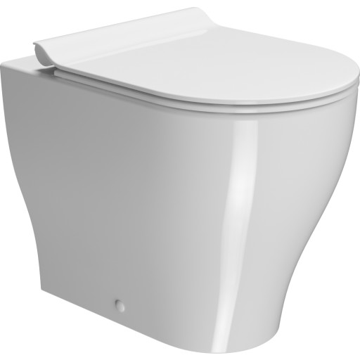 GSI Tono toalett, back-to-wall, utan spolkant, vit