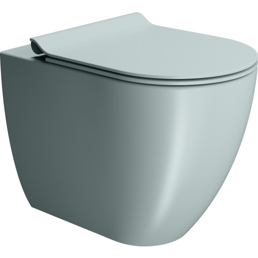 GSI Pura toalett, back-to-wall, utan spolkant, mintgr&ouml;n