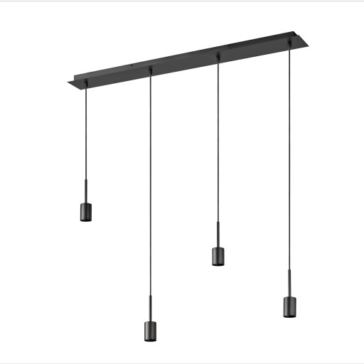 OSRAM DECOR Needle Pendellampa Linear 4XE27 mörkgrå