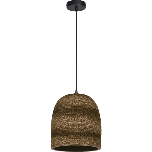 OSRAM DECOR Pappklocka Pendellampa 1XE27 brun