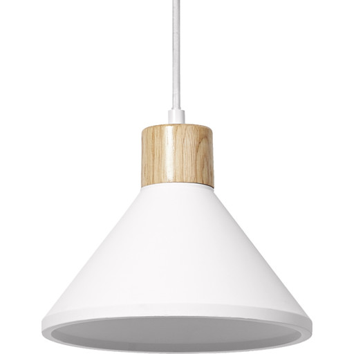 OSRAM DECOR Gips Trä Pendellampa 220mm 1XE27 vit