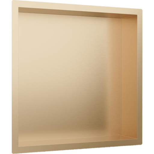 Scandtap Style brusehylde, 33x33 cm, børstet messing