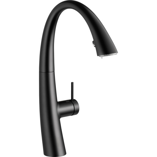 KWC Zoe k&ouml;ksblandare, utdragbar pip, matt svart