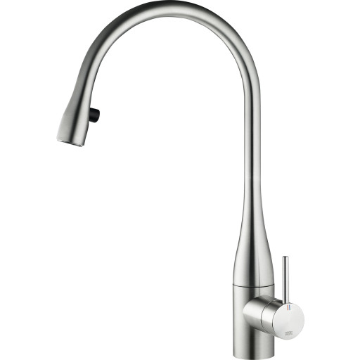 KWC Eve k&ouml;ksblandare, utdragbar pip, ljus, krom