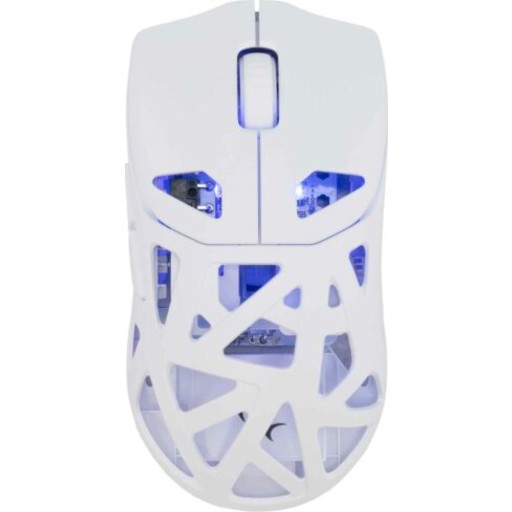 White Shark DAGONET Wireless (White) - Gaming Mus - Optisk - 6 knapper - Hvid