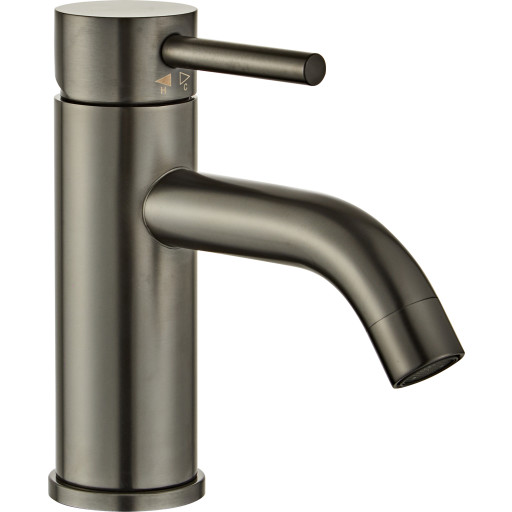 Zen Sanitary Slimline håndvaskarmatur, sort krom