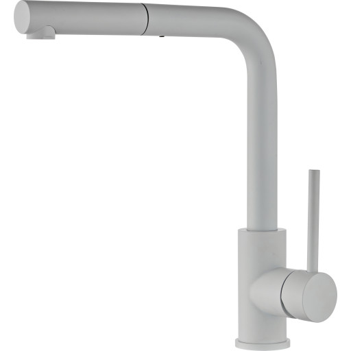 Zen Sanitary k&ouml;ksblandare med utdragbar pip, vit