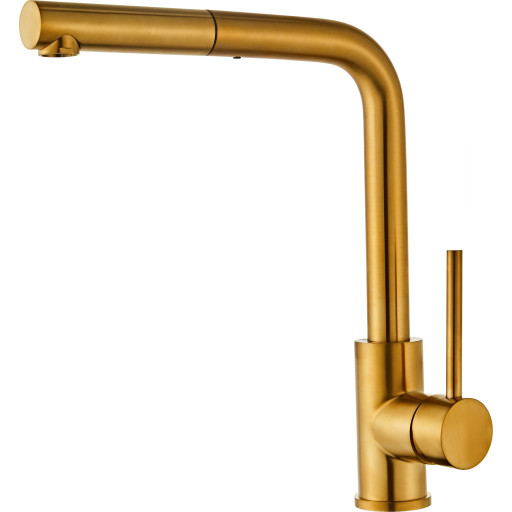 Zen Sanitary k&ouml;ksblandare med utdragbar pip, m&auml;ssing