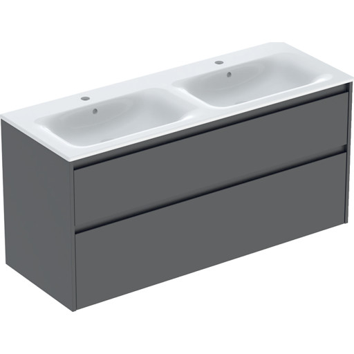 Ifö Sense Modern møbelpakke, 130x48 cm, mat antracit
