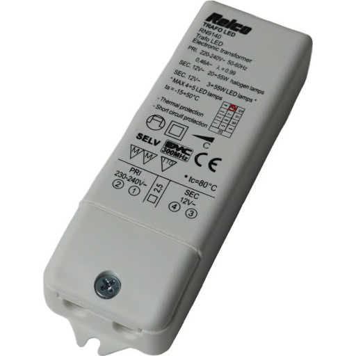 Transformer 3-55W / 20-105W, RN9140, hvid - Nordlux