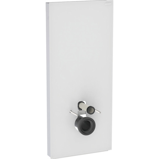 Geberit Monolith Plus cistern f&ouml;r v&auml;ggh&auml;ngd toalett, 114 cm, vitt glas