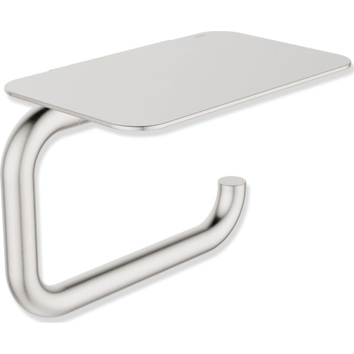 Hewi toiletrulleholder, børstet stål