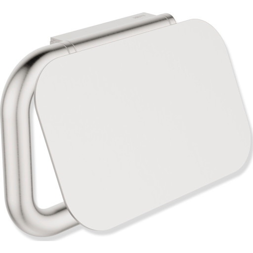 Hewi toiletrulleholder, børstet stål