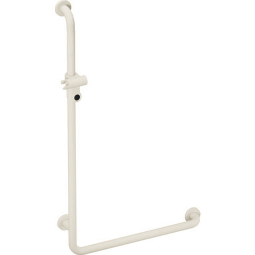 Hewi 801 L støttegreb/brusestang, 60x110 cm, mat hvid