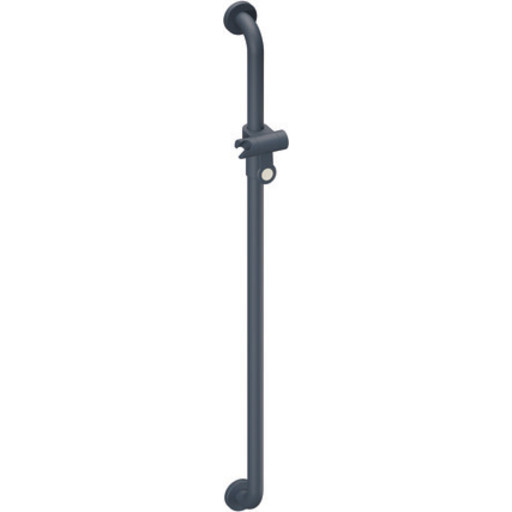 Hewi 801 støttegreb/brusestang, 110 cm, mat antracit