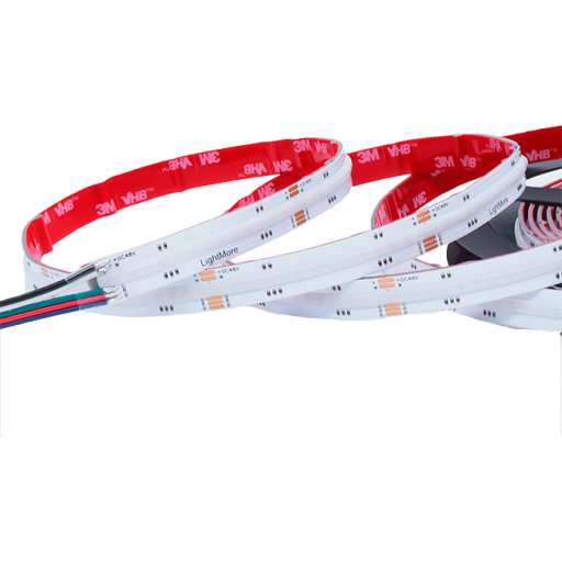 Ecofoss TrueColor COB LED strip, farveskift + 3000K, 5 meter