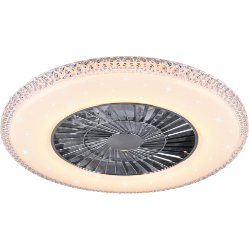 Trio Lighting Harstad loftventilator med lys