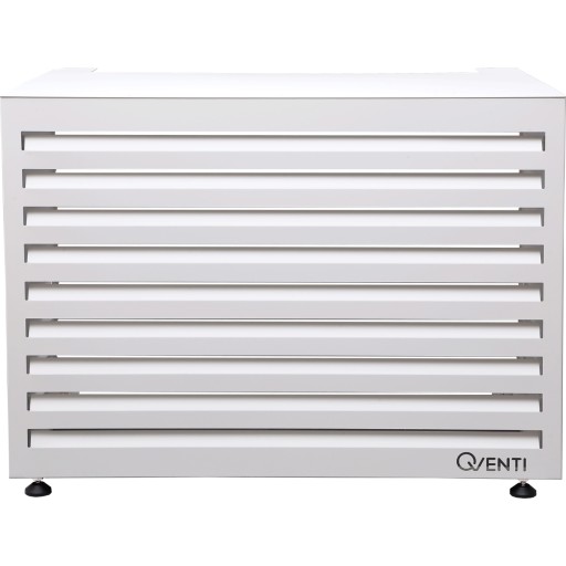 Qventi varmepumperskjuler aluminium, 115 cm, hvid