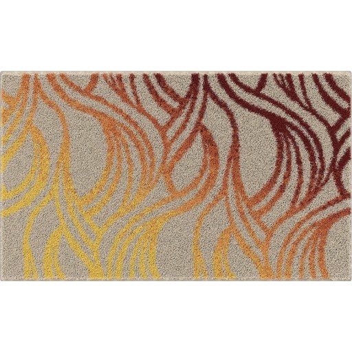 Leijma Grund bademåtte, 60x100 cm, mønstret orange