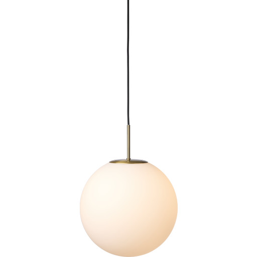 Nielsen Light Nora cafependel, opal/messing, Ø30 cm