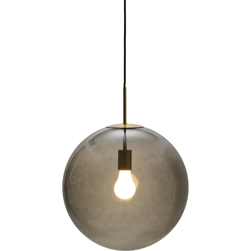 Nielsen Light Nora caf&eacute;pendellampa, r&ouml;kf&auml;rgad/m&auml;ssing, &Oslash;40 cm