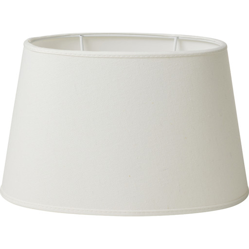 Nielsen Light lampsk&auml;rm Jasmin oval h&ouml;jd 16 cm vit