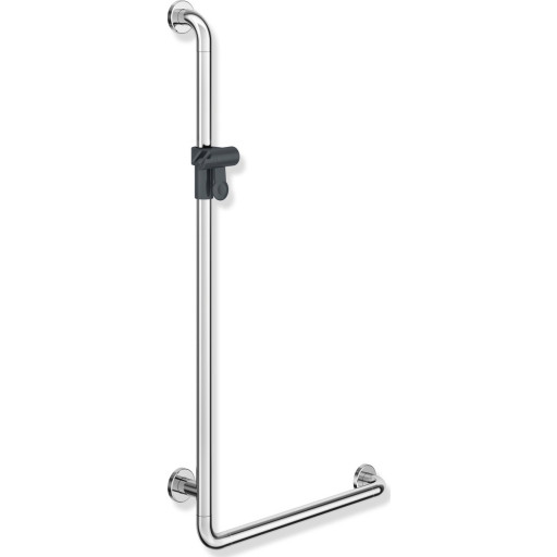Hewi 801 L støttegreb/brusestang, 60x110 cm, krom/antracit