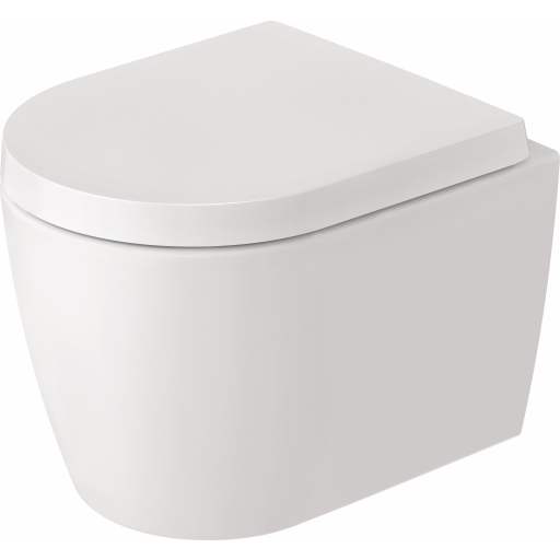 Duravit Me by Starck v&auml;ggh&auml;ngd toalett, utan spolkant, vit
