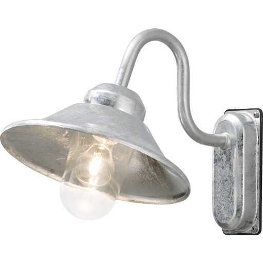 Konstsmide Vega v&auml;gglampa utomhus, galvaniserat st&aring;l