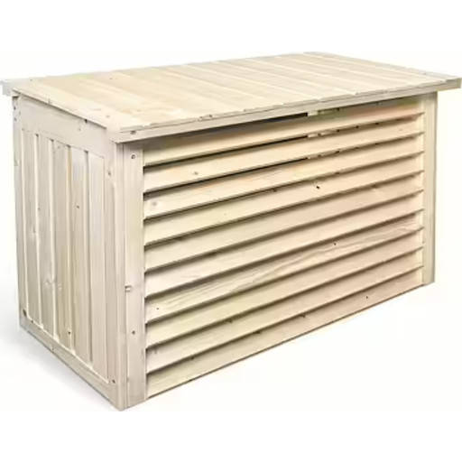 LuftX® Varmepumpeskjuler til udedel Træ 1167x573x916