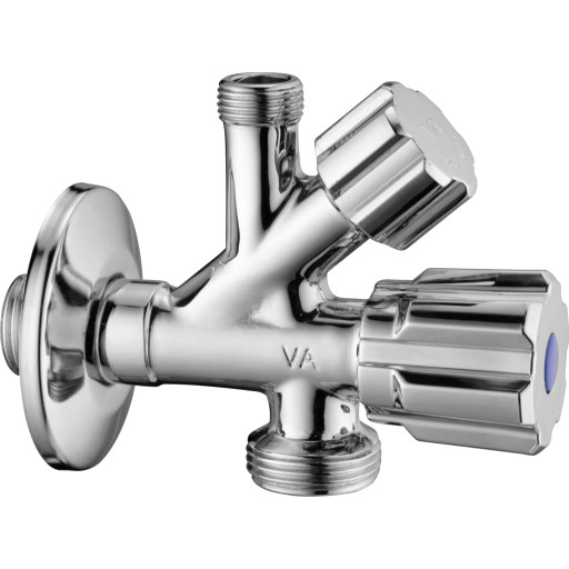 Stophane dobbelt (multihane) 1/2" x 10 mm x 3/4" billede