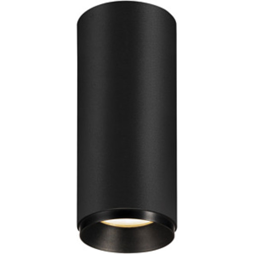 NUMINOS S, taklampa, 3000K, 1020 lm, 60&deg;, Dali, svart/svart